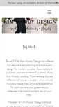 Mobile Screenshot of kimmoodydesign.com